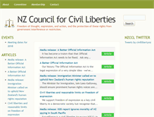Tablet Screenshot of nzccl.org.nz